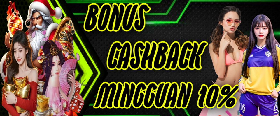 Bonus Cashback Mingguan 10%